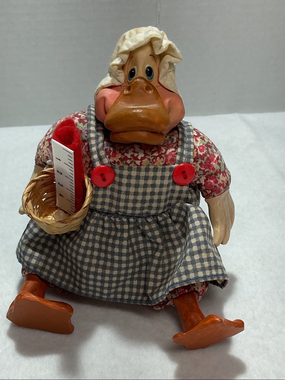 Russ Berrie Kathleen Kelly Mrs. Quackerly Duck